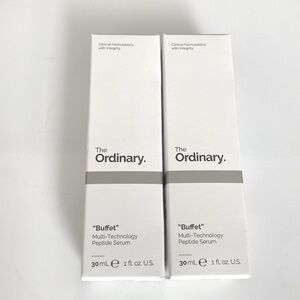 X2 The Ordinary 'Buffet' Multi-Technology Peptide Serum, 30ml‎ , New in Box